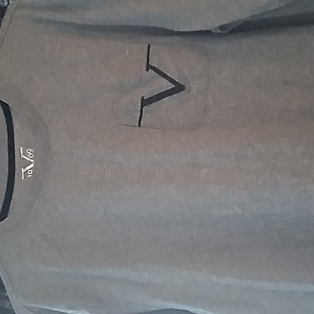 Versace Collection Gray Long Sleeve Tee